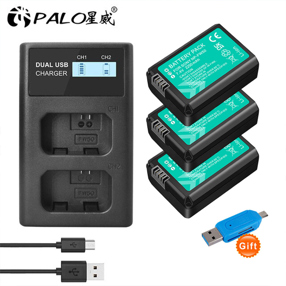 Sony Camera Zv-E10 - Batteria NP-FW50 da 2250mAh per Sony