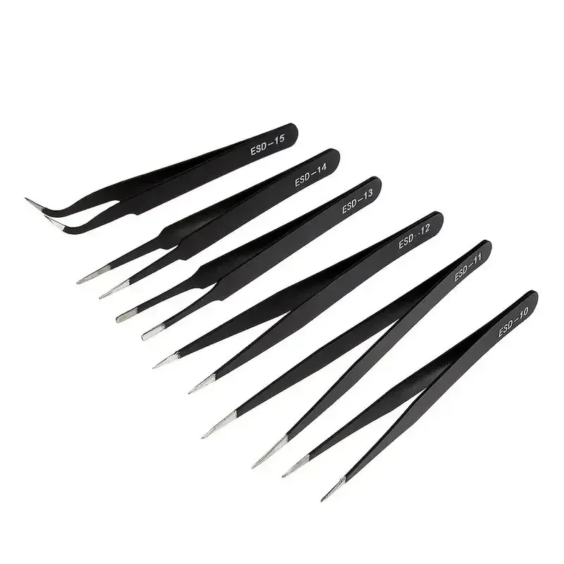 Electronics Repair Tools - 2026 Set di 6 Pinzette di