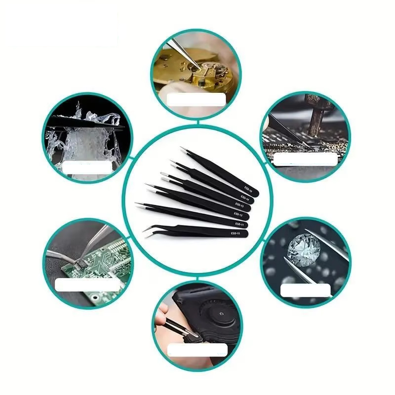 Set di 6 Pinzette Antistatiche - Electronics Repair Tools recensione e prezzo